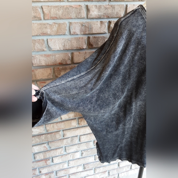 We the Free Free People First Base Oversized Boho Henley Top. - Picture 5 of 11